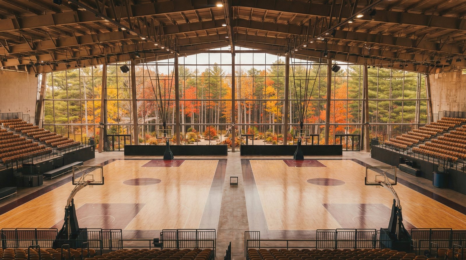 Indoor Basketball Arena