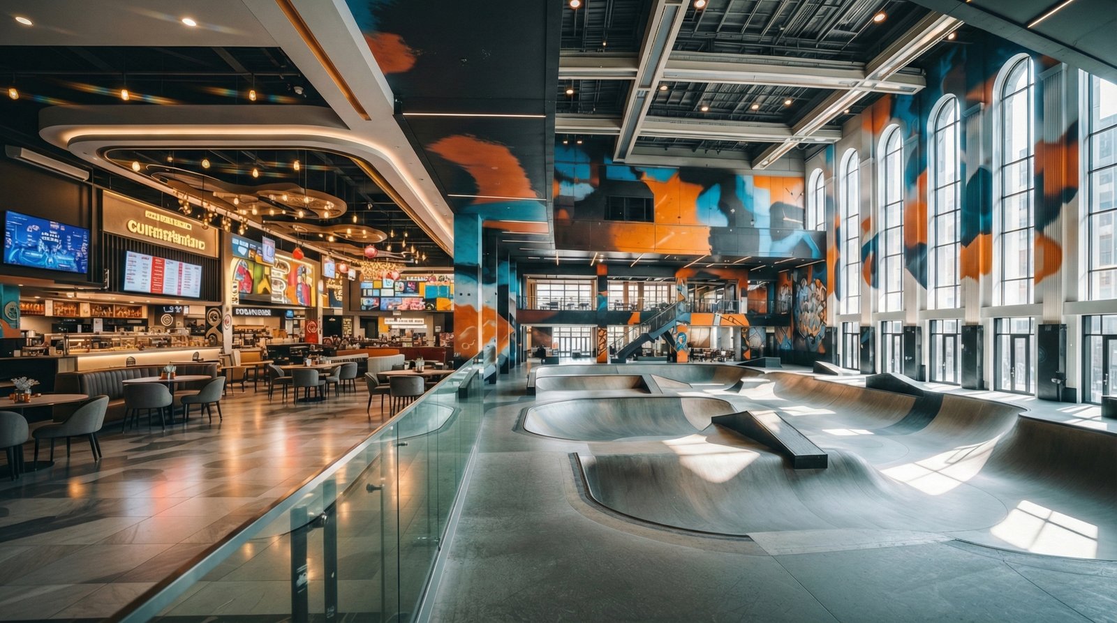 Skate & Food Court