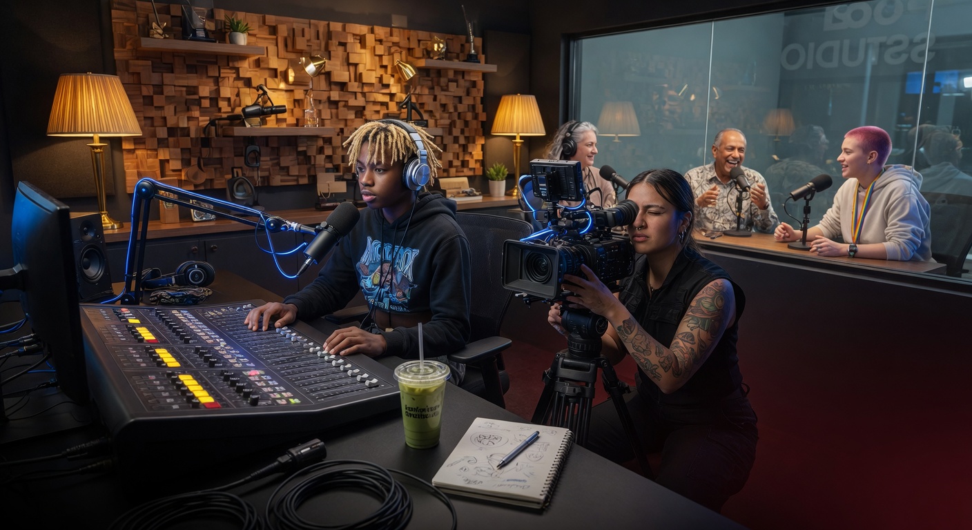 Creative and culture — recording and content studio at an Adventure Sports Parks resort